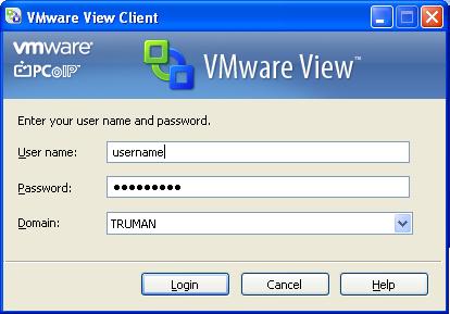 vmware client setup