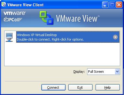 vmware client setup