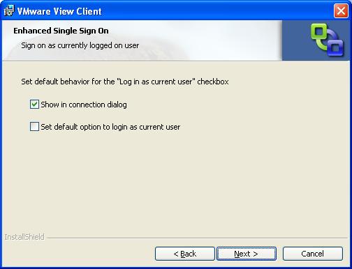 vmware client setup