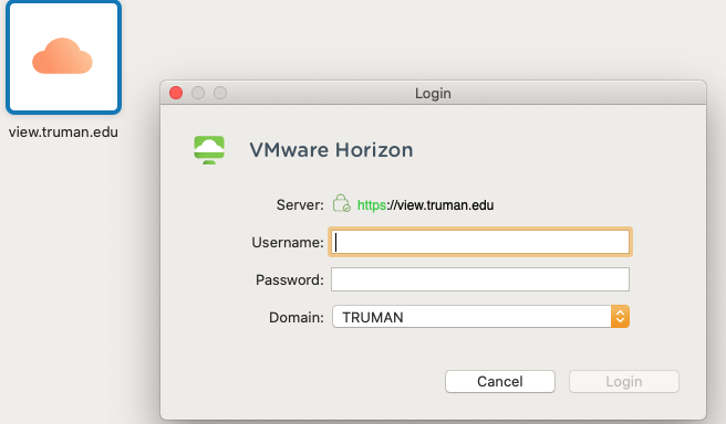 vmware client setup